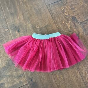 Sweet Wink Girls 0-12 Month Red Gold Tulle Tutu Skirt